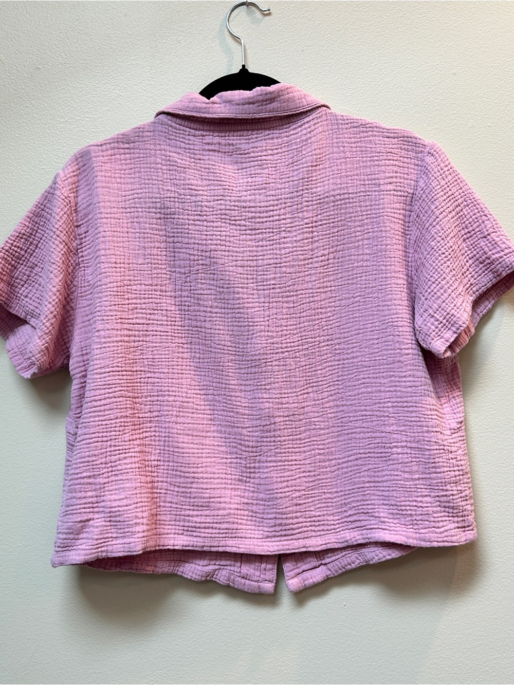 Born Light Pink Two-Piece Short Sleeve Pajama Set - Picture 3 of 15